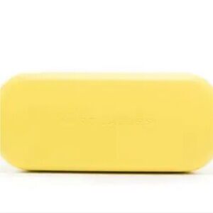Marc Jacobs • Bright Yellow Hardshell Eye Glass Case & Microfiber Cloth